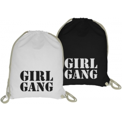 Zestaw plecaków worków ze sznurkiem dla przyjaciółek Girl Gang